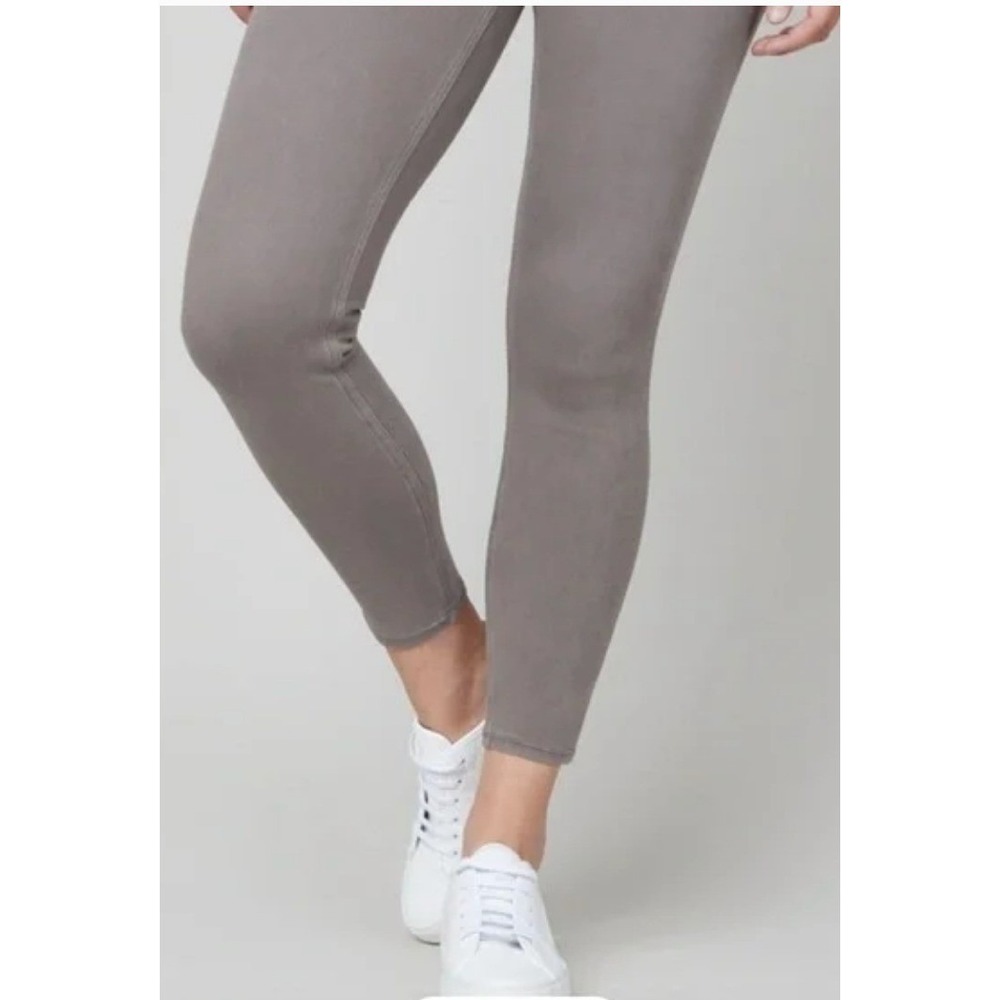 Spanx Ankle Jean-ish Leggings Medium Gray Pull On Slimming Jeggings Casual